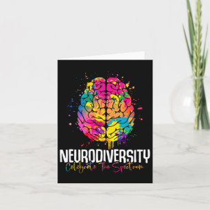 Blume der Neurodität Neurodivere Autismus Karte