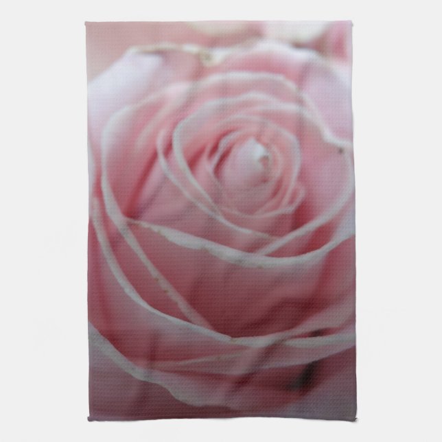 Blume der niedlichen Rose Geschirrtuch (Vertikal)
