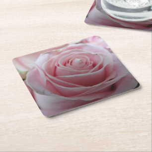 Blume der niedlichen Rose Rechteckiger Pappuntersetzer