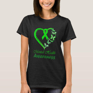 Blume der psychischen Gesundheit Stigma Unterstütz T-Shirt
