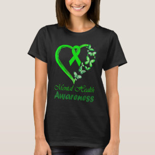 Blume der psychischen Gesundheit Stigma Unterstütz T-Shirt