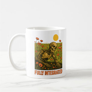 Blume der Robot Nature Blossom Field Kaffeetasse