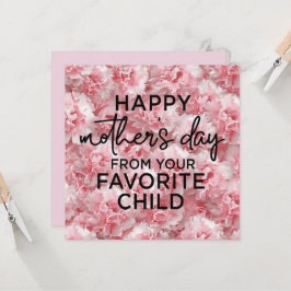 Blume der rosa Nelke zum Muttertag