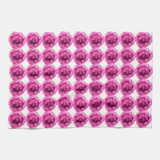 Blume der Rose Geschirrtuch (Horizontal)