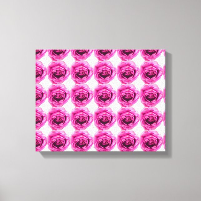 Blume der Rose Leinwanddruck (Vorderseite)
