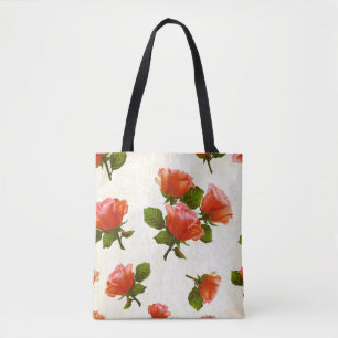 Blume der Rose, Vintager Hintergrund. Tasche