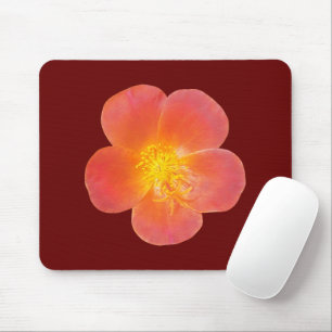 Blume der Roten Moos-Rose auf der Maus-Pad gedruck Mousepad