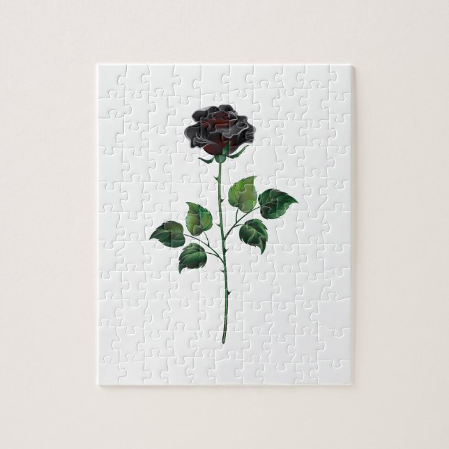Blume der schwarzen Rose (Vertikal)