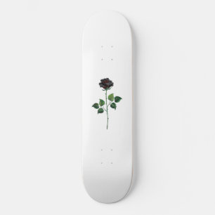 Blume der schwarzen Rose Skateboard