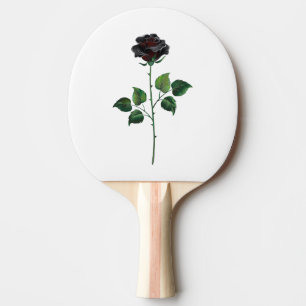 Blume der schwarzen Rose Tischtennis Schläger