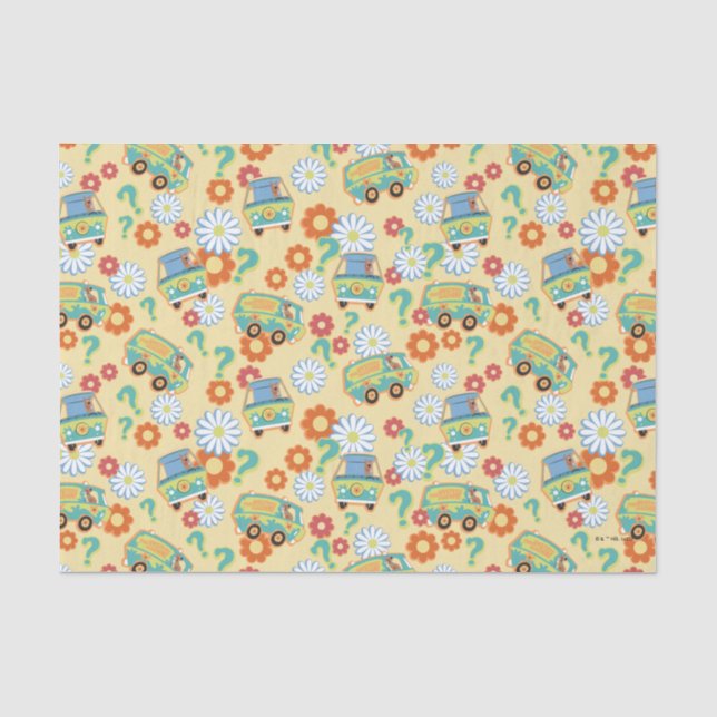 Blume der Scooby-Doo-Mystery-Maschine Seidenpapier (Vorderseite)