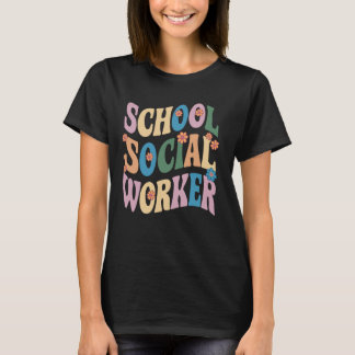 Blume der Sozialarbeiter in der Schule T-Shirt