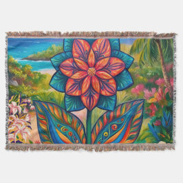 Blume der tropischen Fantasie im Paradies Decke