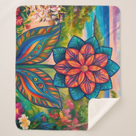 Blume der tropischen Fantasie im Paradies Sherpadecke