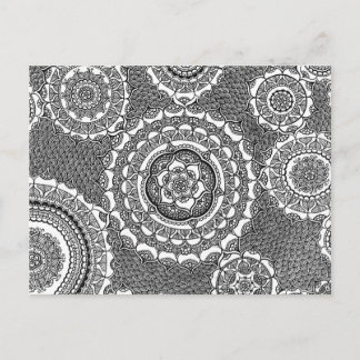 Blume der Uhr Postkarte