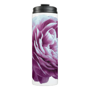 Blume der Vintagen Rose lila. Blume abgeschieden a Thermosbecher
