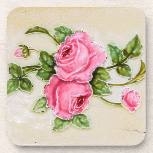 Blume der Vintagen Rose Untersetzer
