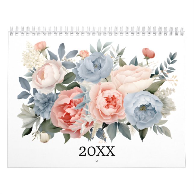 Blume der Wasserfarben Grünpflanzen Botanisch Kalender (Titelbild)