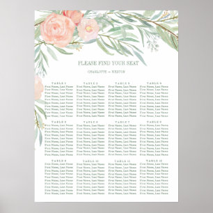 Blume der Wasserfarben Poster