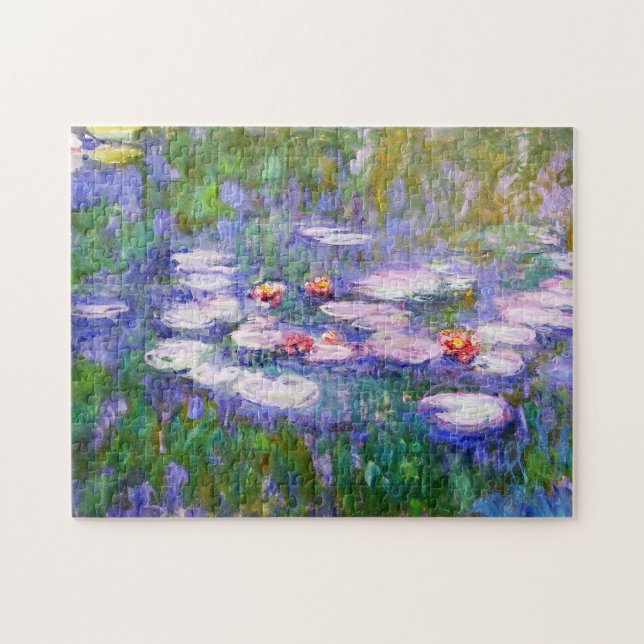 Blume der Wasserlilie Bloom Claude Monet Kunst, Di (Horizontal)