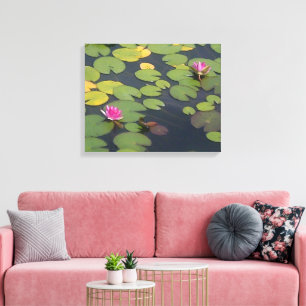 Blume der Wasserlilie Leinwanddruck