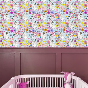 Blume der weißen Bergziege Tapete