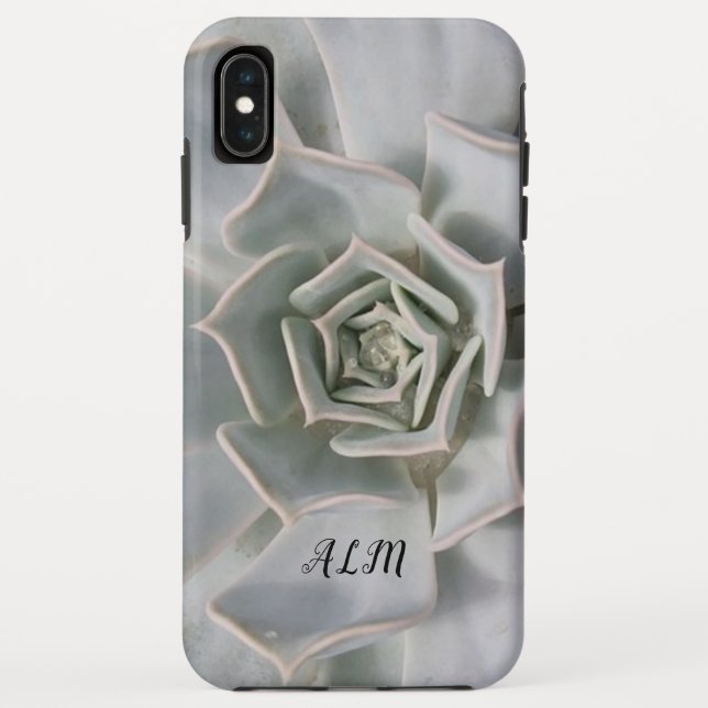 Blume der weißen Kaktus Case-Mate iPhone Hülle (Rückseite)