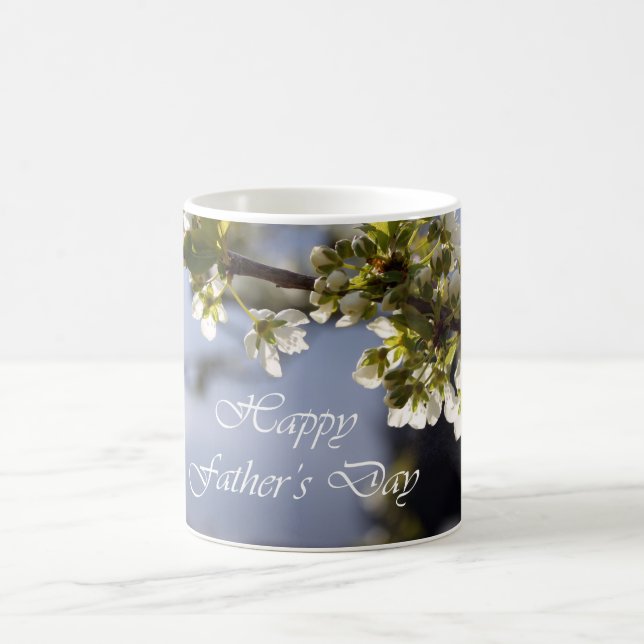 Blume der Weißkirsche Kaffeetasse (Mittel)