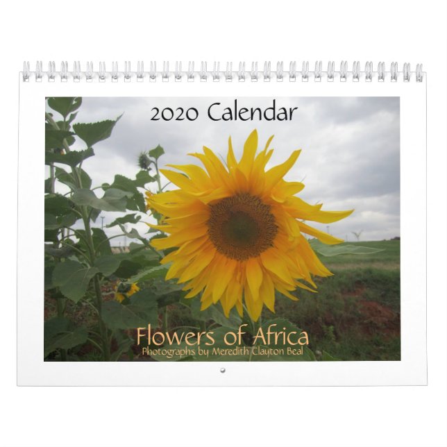Blume des Afrika-Kalenders Kalender (Titelbild)