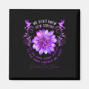 Blume des Bauchspeicheldrüsenkrebses Magnet