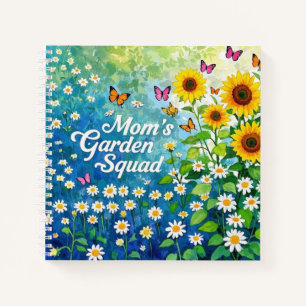 Blume des Gartenviertels Notizbuch