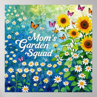 Blume des Gartenviertels Poster