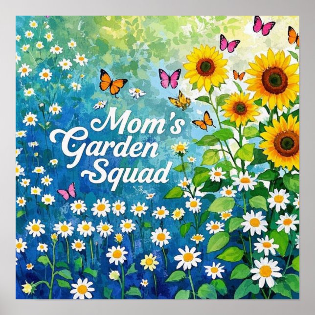 Blume des Gartenviertels Poster (Vorne)