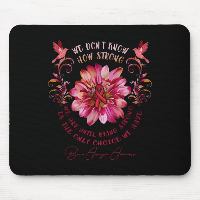 Blume des Gehirnaneurysma Mousepad (Vorne)