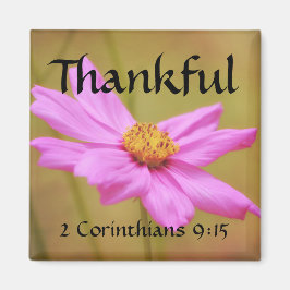 Blume des Glaubens 2 Corinthians Cosmos Magnet