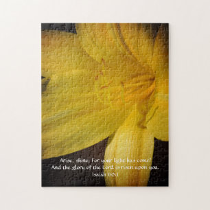 Blume des Glaubens Isaiah Lily Puzzle