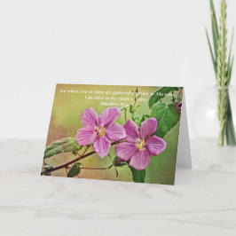 Blume des Glaubens Matthew 18:20 Note Card Karte