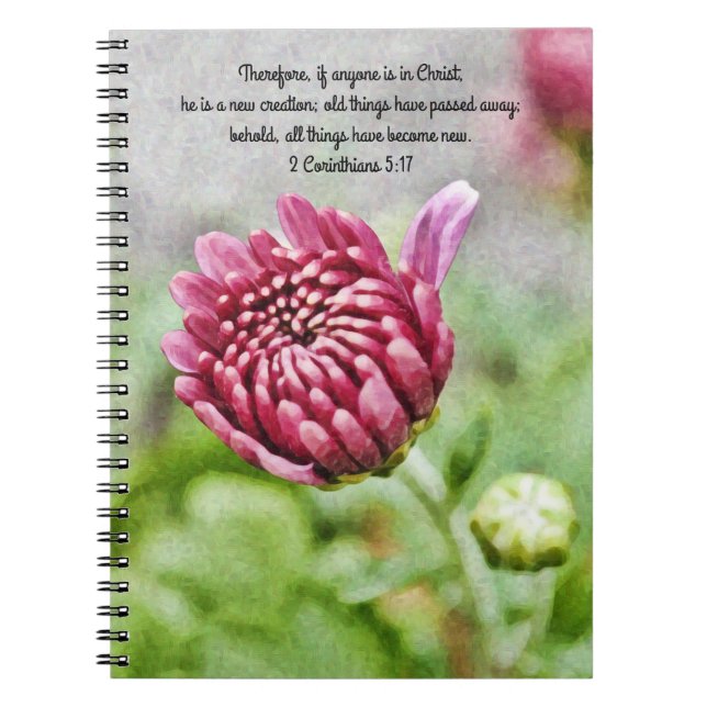 Blume des Glaubens neues Mama-Gebetsbuch Notizblock (Vorderseite)