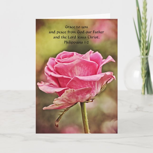 Blume des Glaubens Philippinen Art Note Card Karte (Vorderseite)