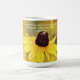 Blume des Glaubens Psalm 31:24 Tasse der wilden Bl