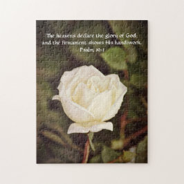 Blume des Glaubens Psalm Rose Puzzle