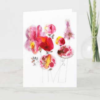 Blume des Glücks Feiertagskarte