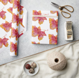 Blume des hawaiianischen Hibiskus Geschenkpapier