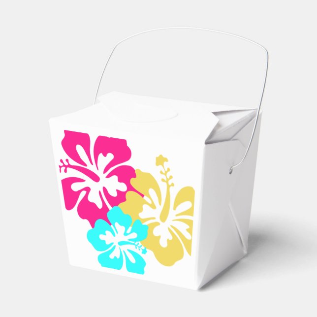 Blume des hawaiianischen Hibiskus Geschenkschachtel (Vorderseite)
