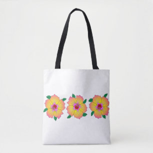 Blume des hawaiianischen Hibiskus Tasche