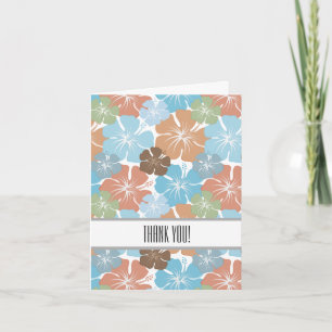 Blume des hawaiianischen tropischen Hibiskus Dankeskarte