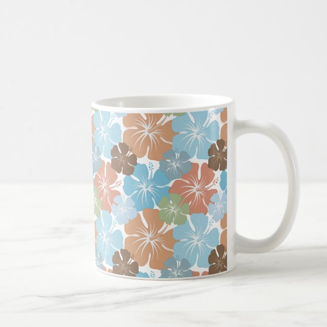 Blume des hawaiianischen tropischen Hibiskus Kaffeetasse (Rechts)