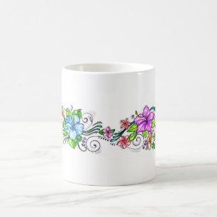 Blume des hawiitischen Hibiskus Kaffeetasse