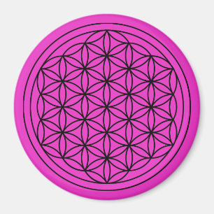 Blume des Heiligen Geometriemagazins Magnet