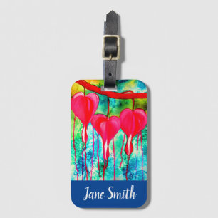 Blume des Herzens Gepäckanhänger